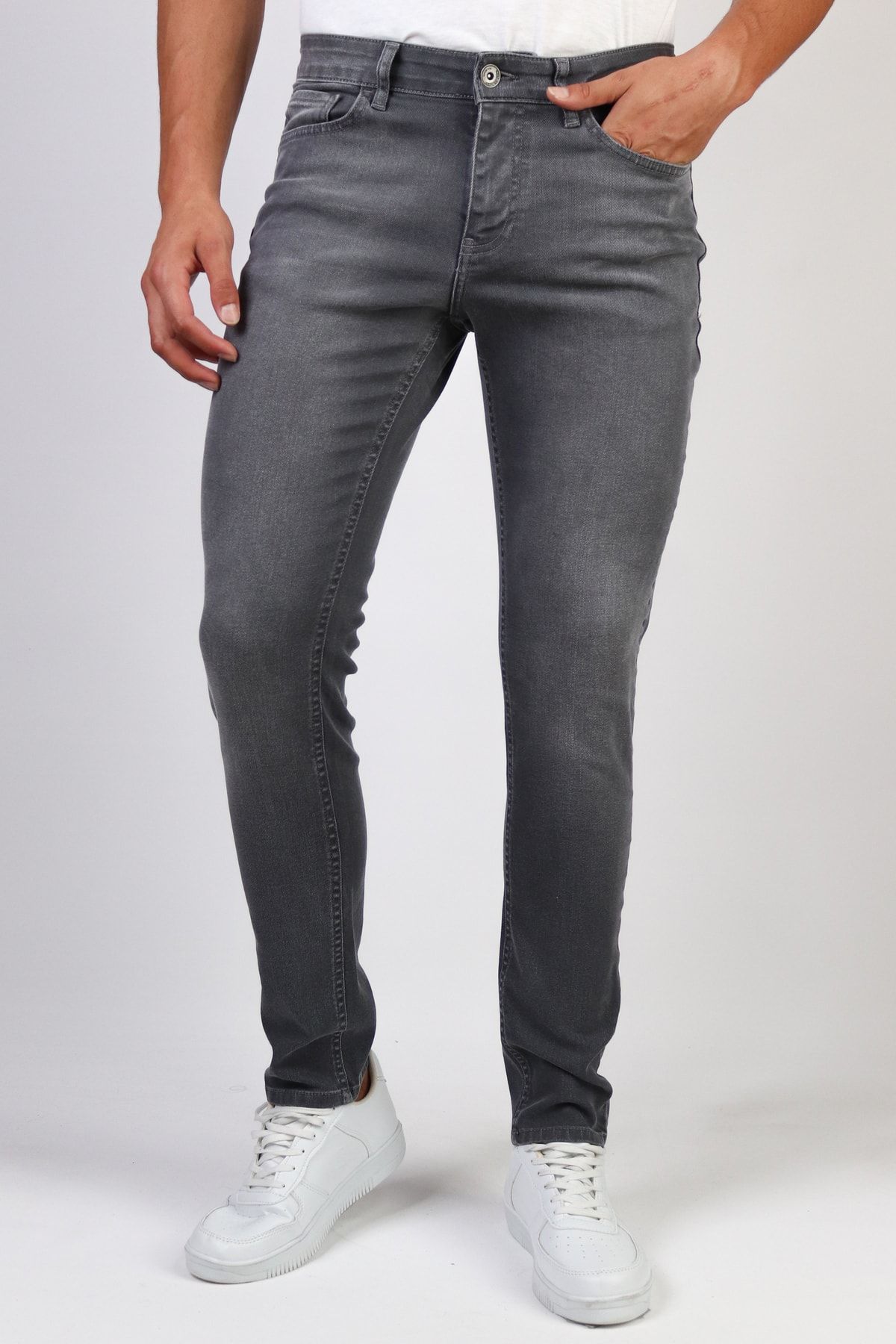 Grey 2024 denim pants