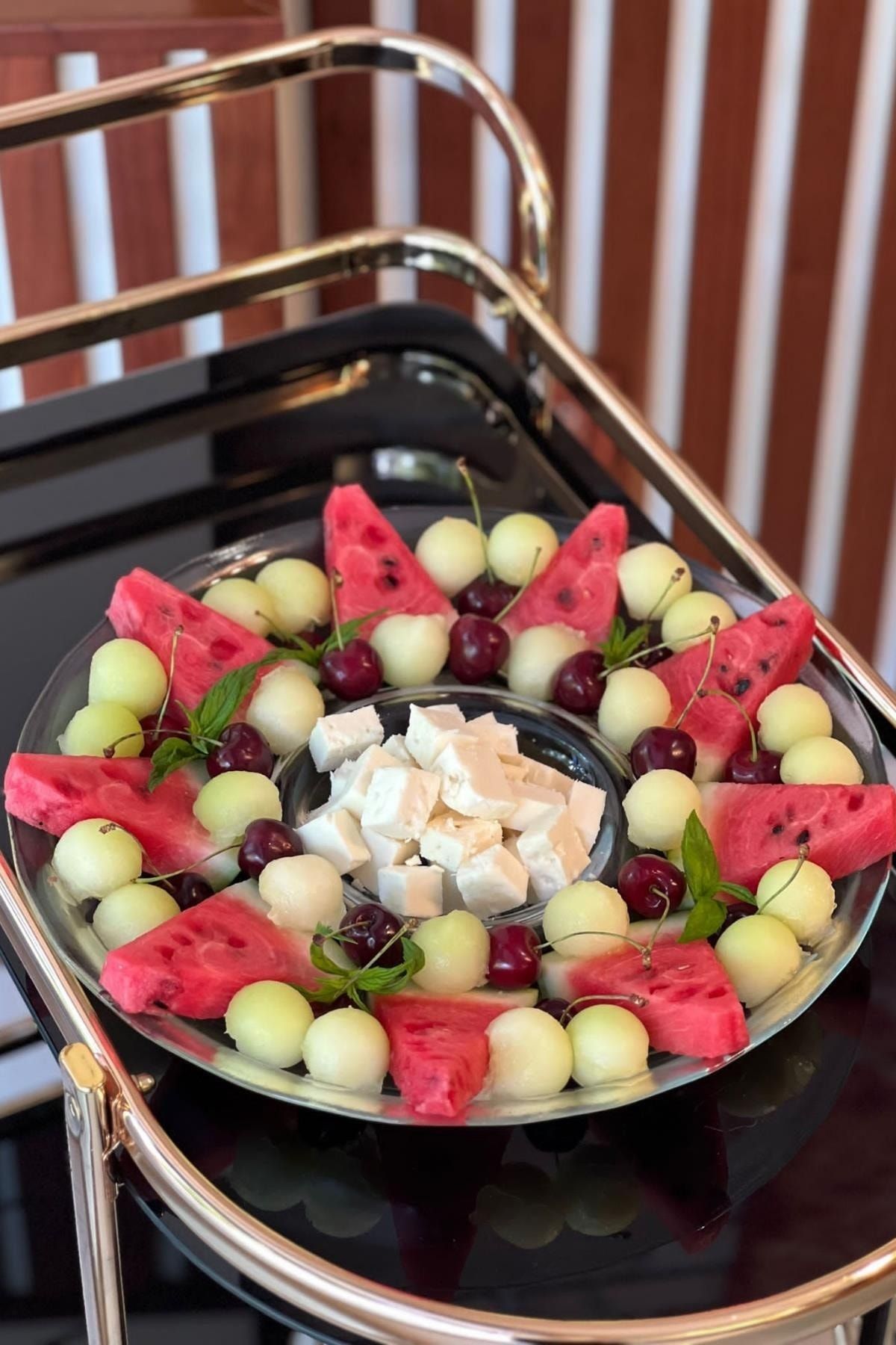 Glass fruit plate store