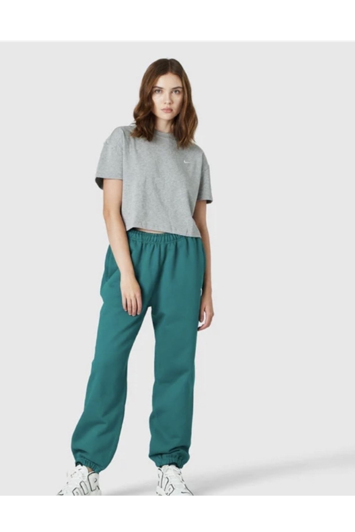 Nike Solo Swoosh Fleece Women s Sweatpants GREEN CW5565 340 Trendyol