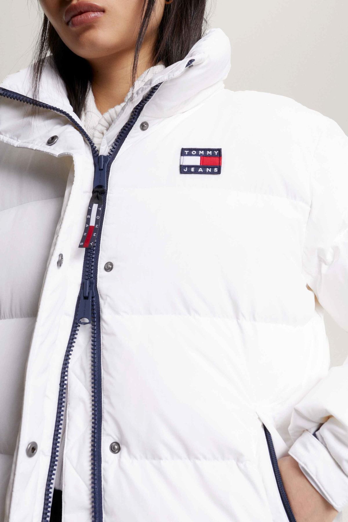Tommy hilfiger store jacket white womens