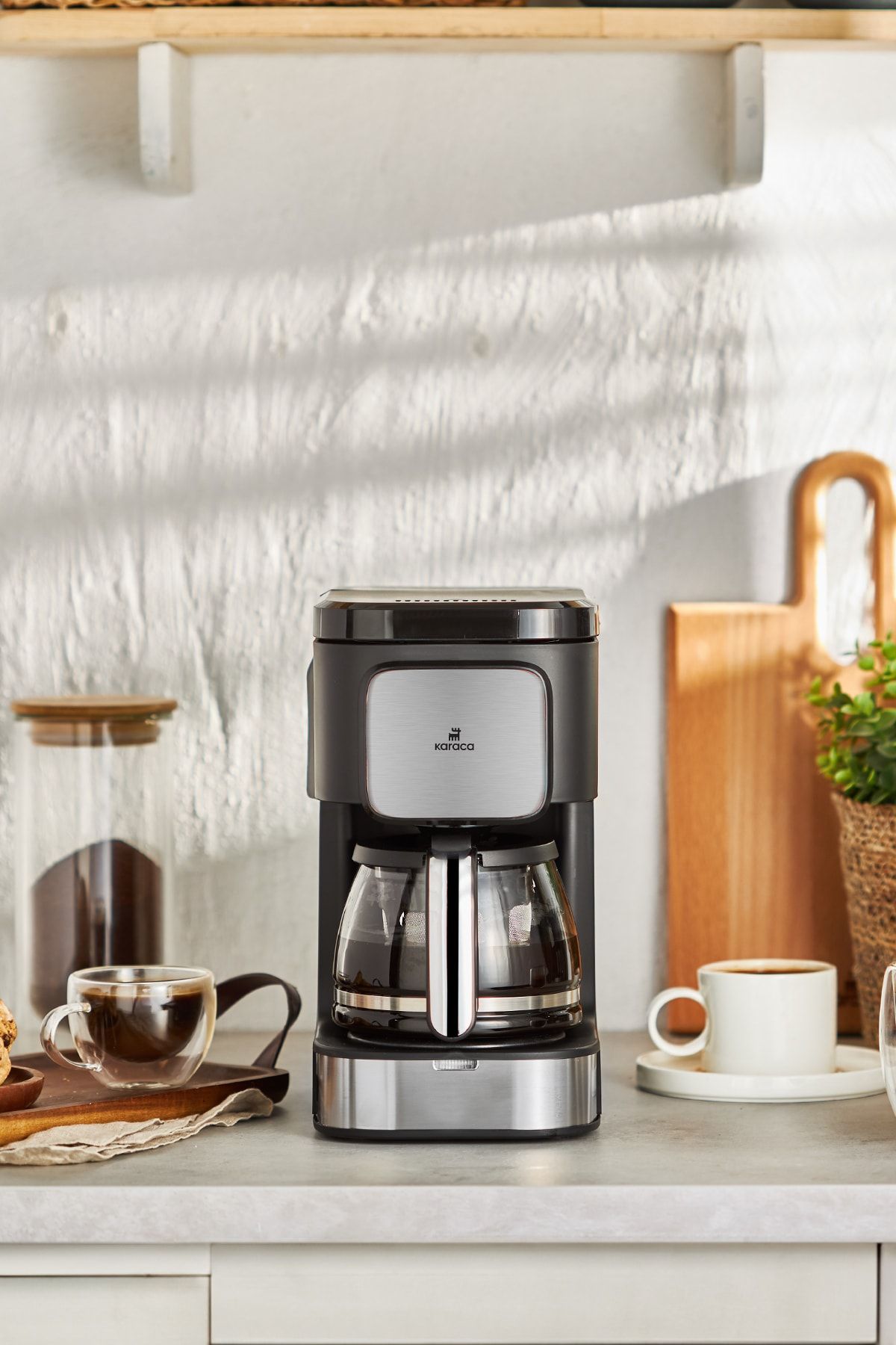 Karaca Coffee Brew Inox 2 In 1 Filter Coffee and Tea Brewing