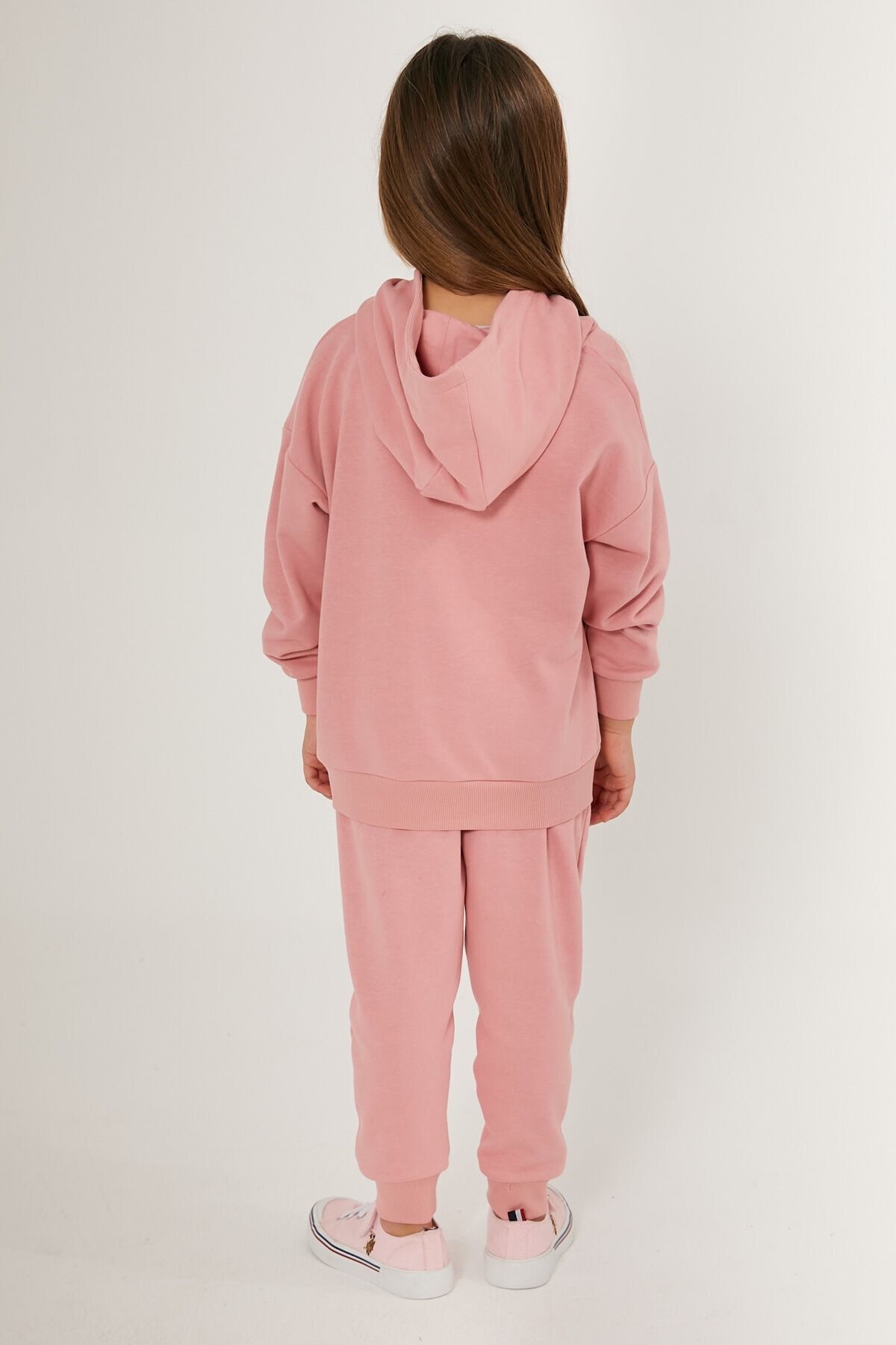 U.S. Polo Assn. BASE. Polo Assn Retro Pink Girls Tracksuit Set