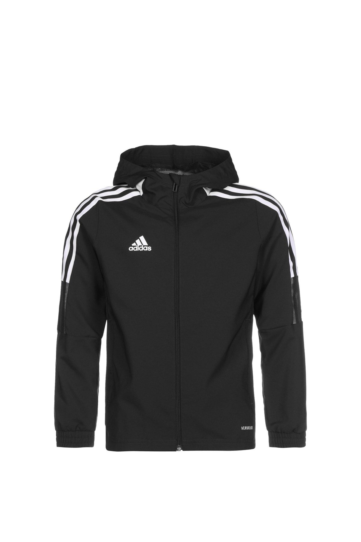 Black and white adidas hot sale coat