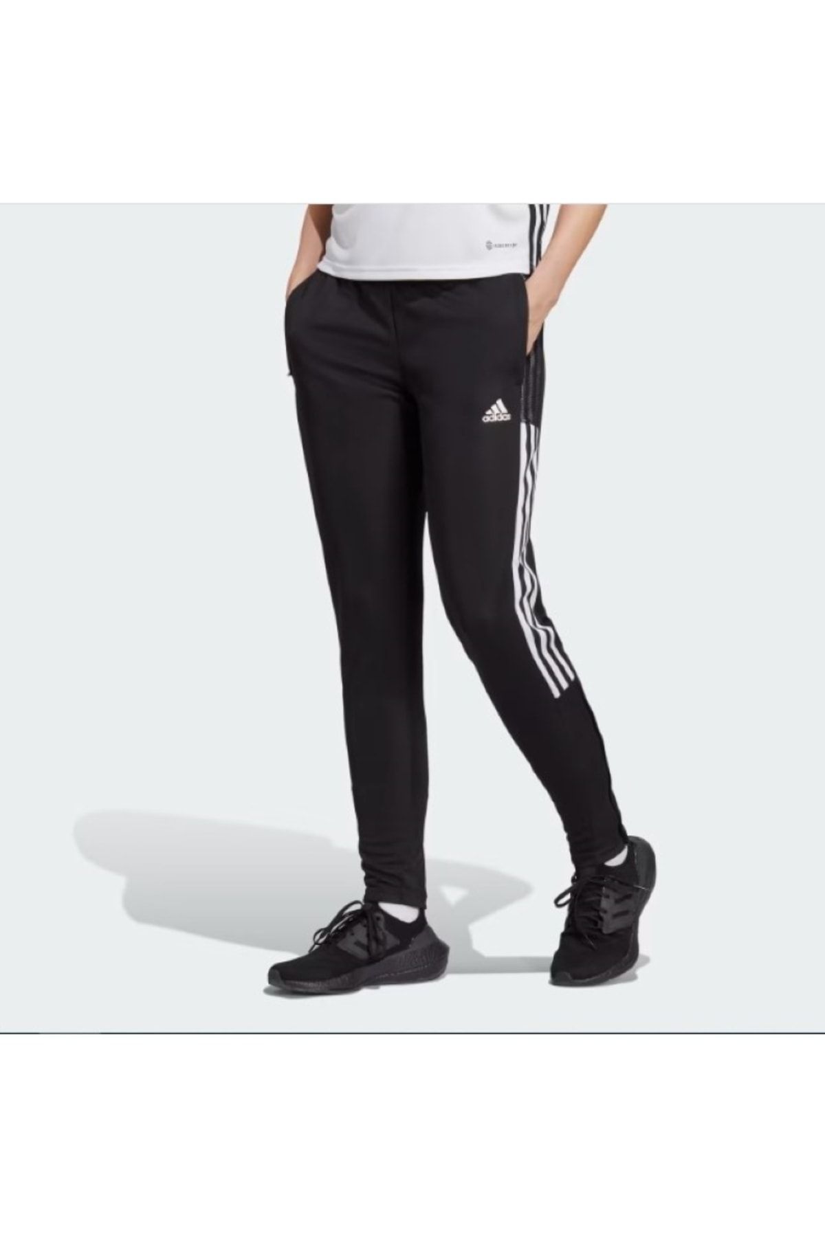 Adidas Originals Resort Wide Leg Trousers In Off White With Red Binding  Detail for Women