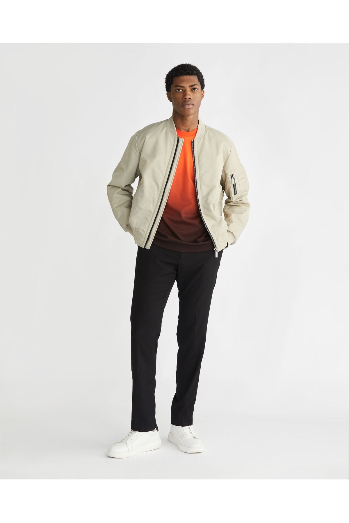 Calvin klein beige jacket 2025