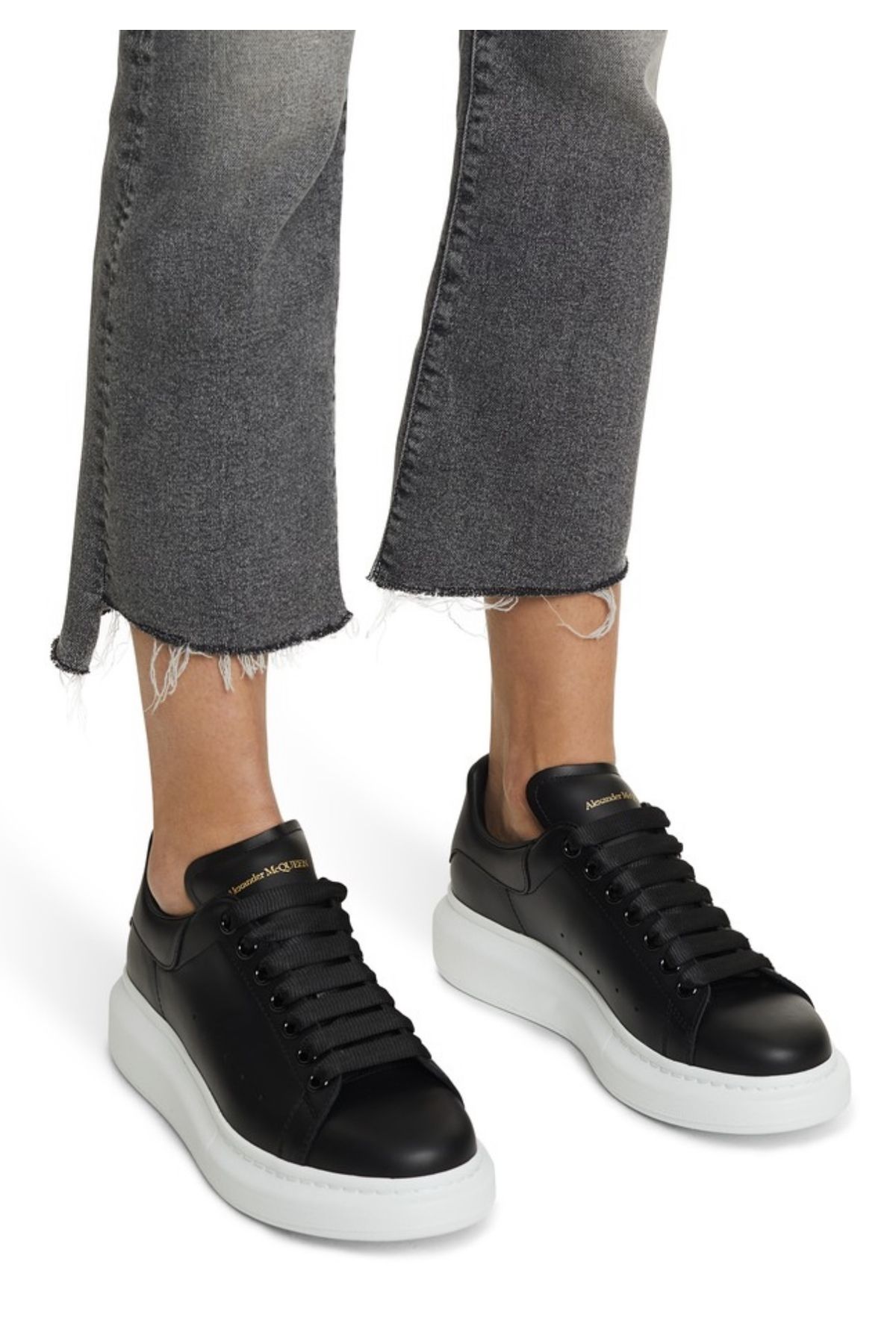 ALEXANDER MCQUEEN Sneakers Black Mid heels 5 9 cm Trendyol