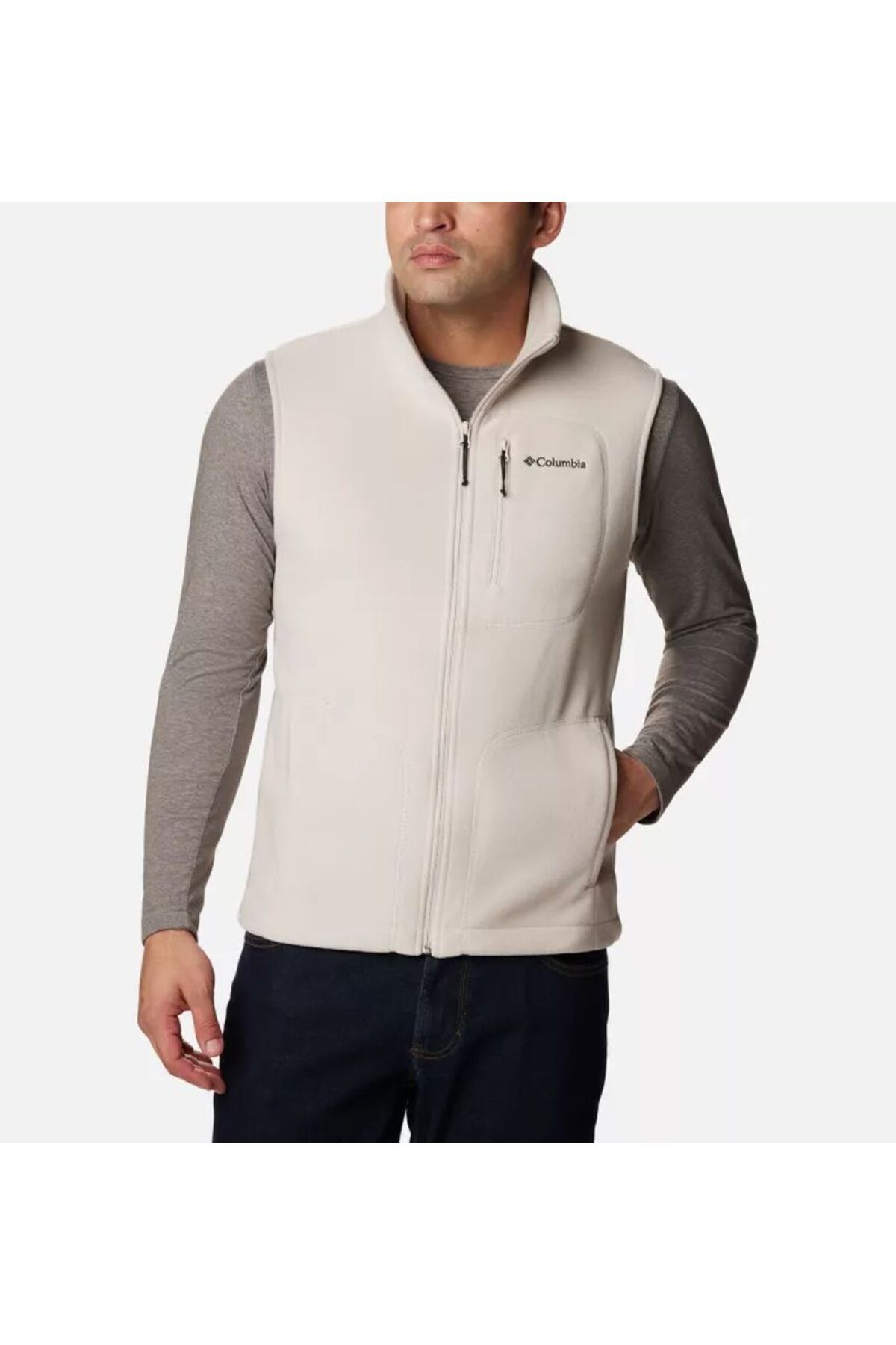 Columbia white shop fleece jacket