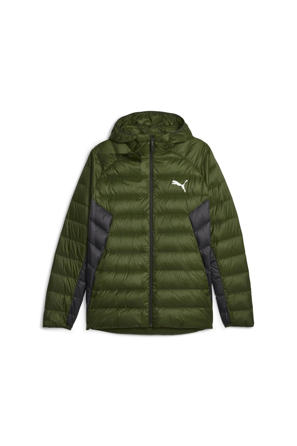 Puma Winter Jacket Green Trendyol