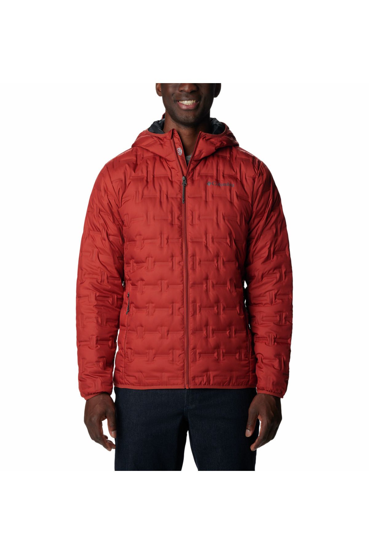 Columbia Delta Ridge Down Hooded Men s Goose Down Coat Trendyol