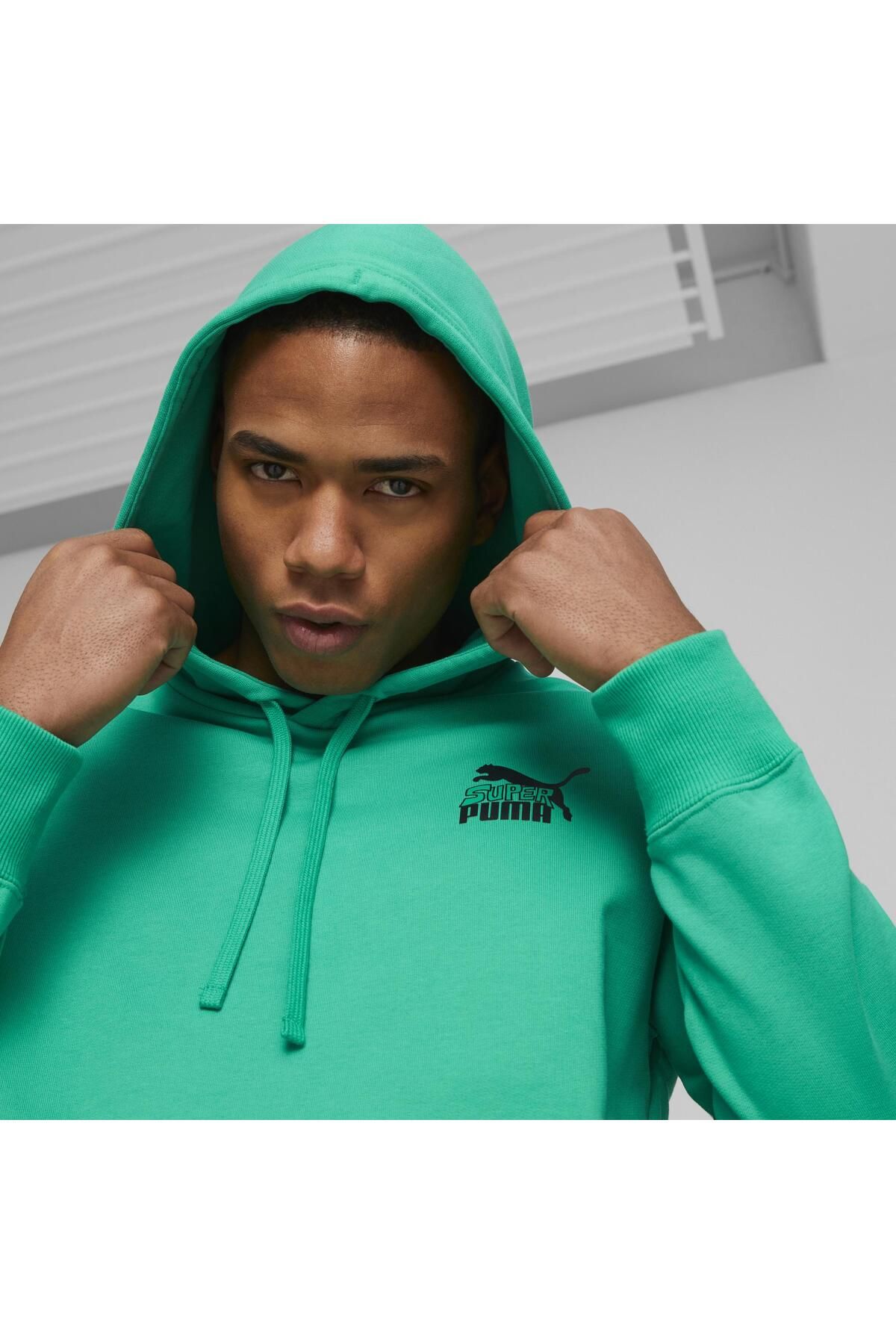 Puma Sweatshirt Green Trendyol