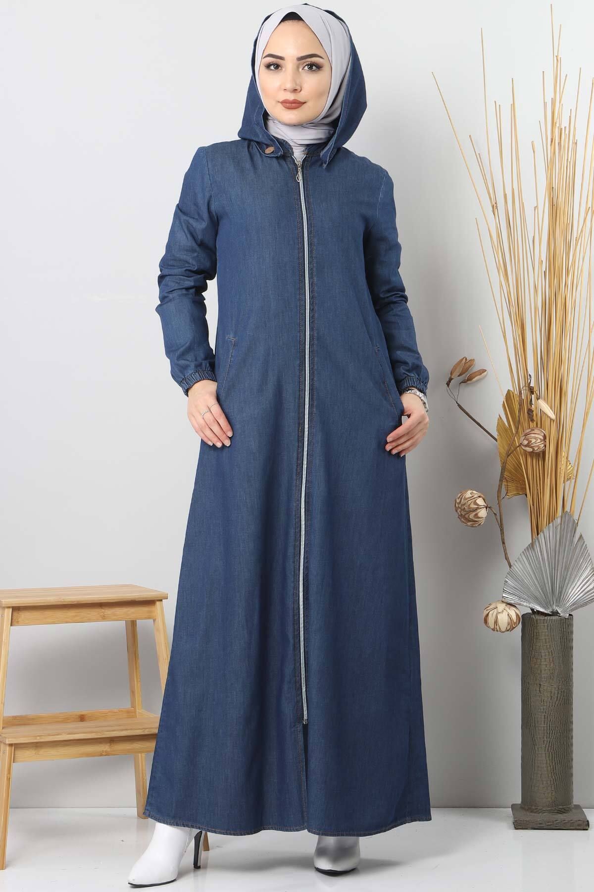 Denim abaya online