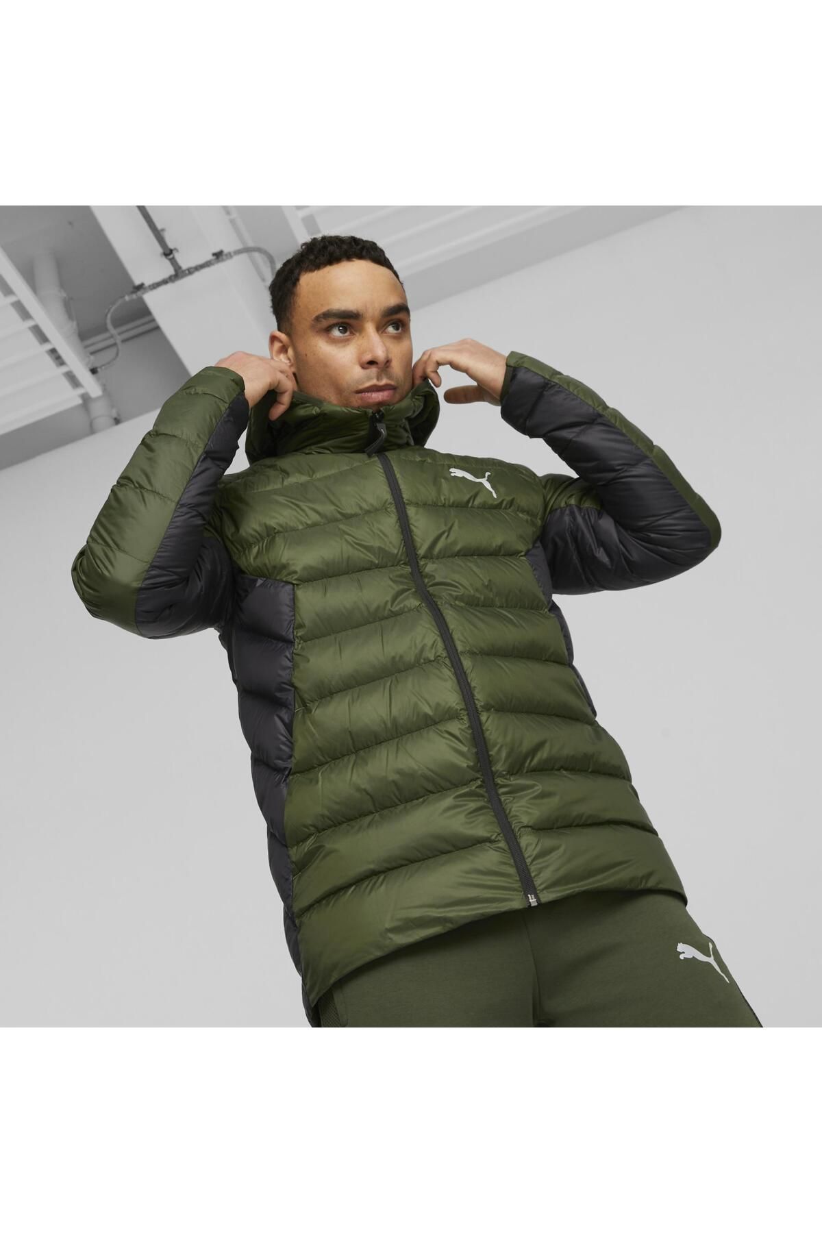 Puma green sale jacket