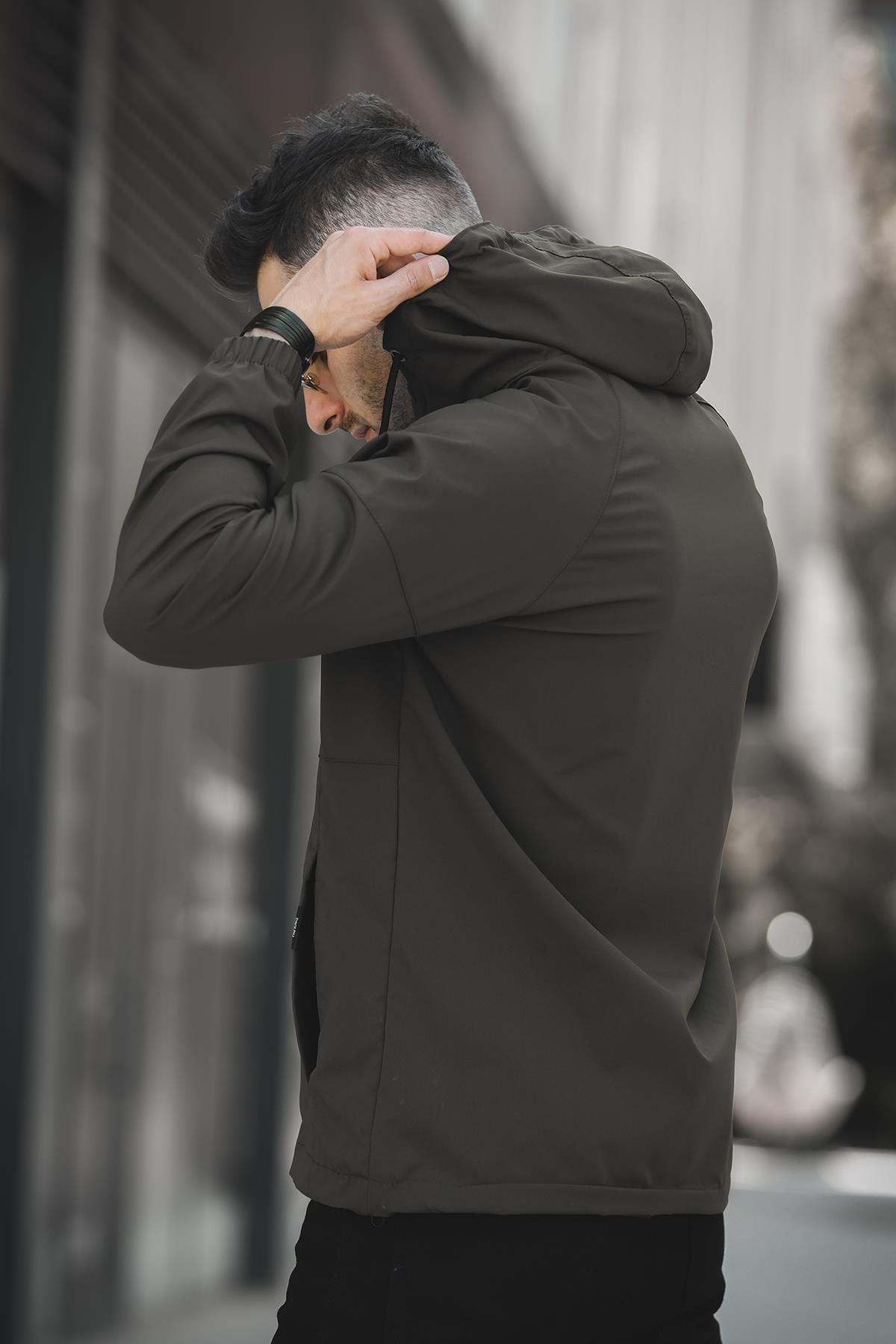 Slim raincoat top