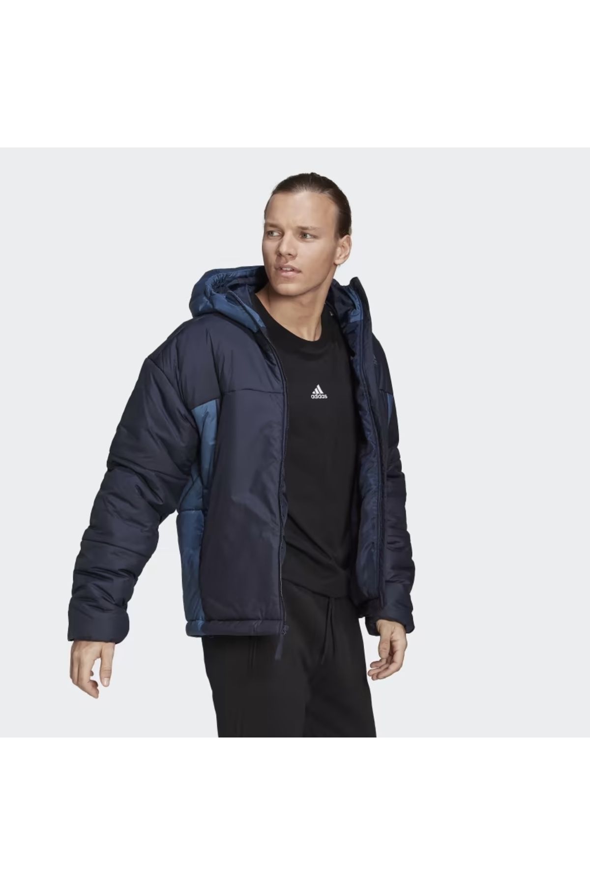 adidas Sports Jacket Dark blue Fitted Trendyol