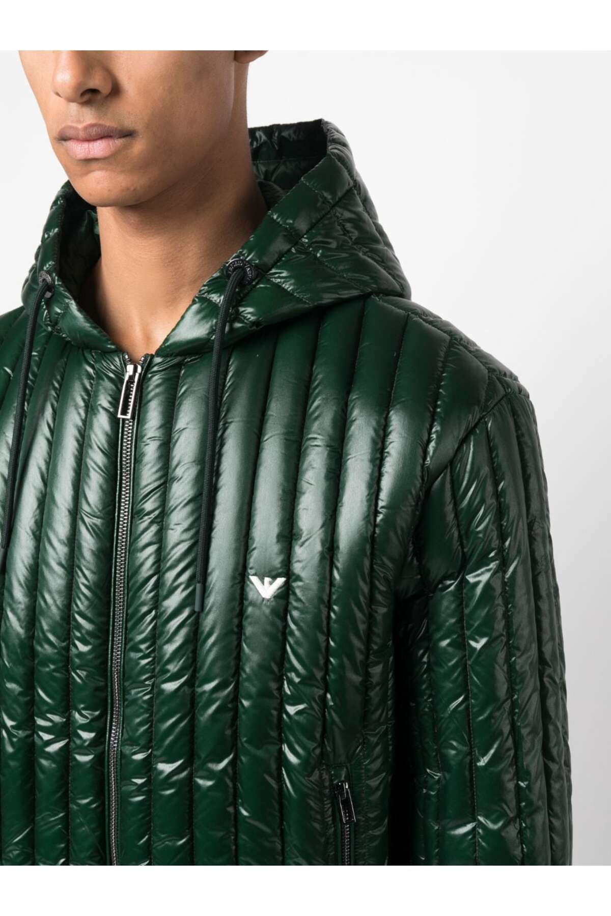 Emporio Armani Winter Jacket Green Regular fit Trendyol