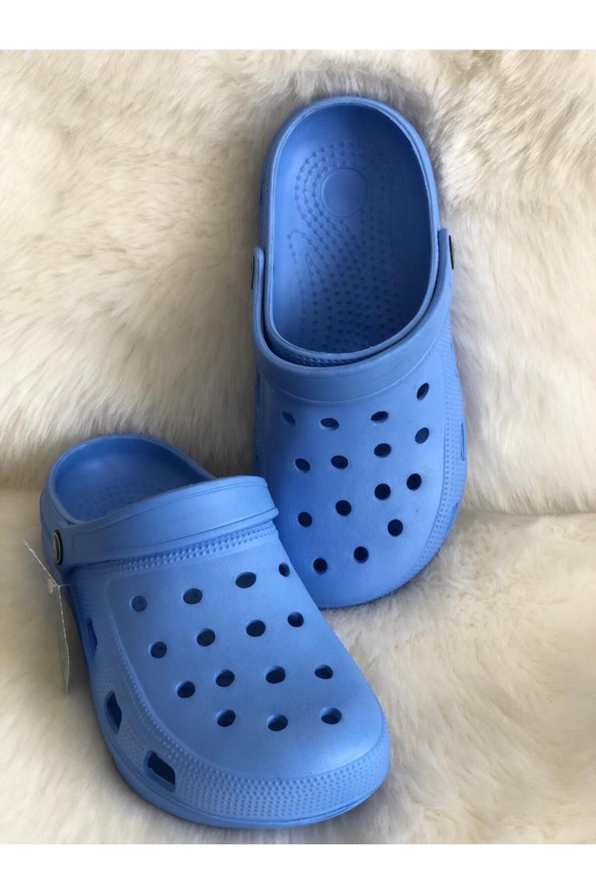 Gezer LIGHT BLUE Crocs Model Comfortable and Light Water Resistant