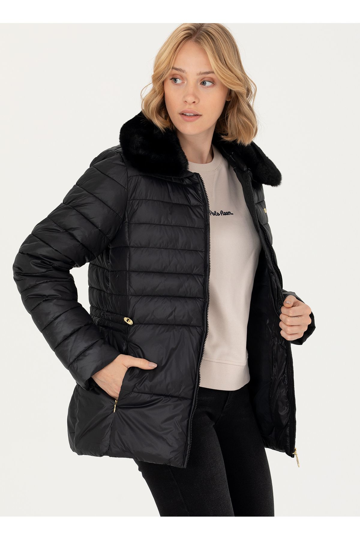 Polo coat womens 2025