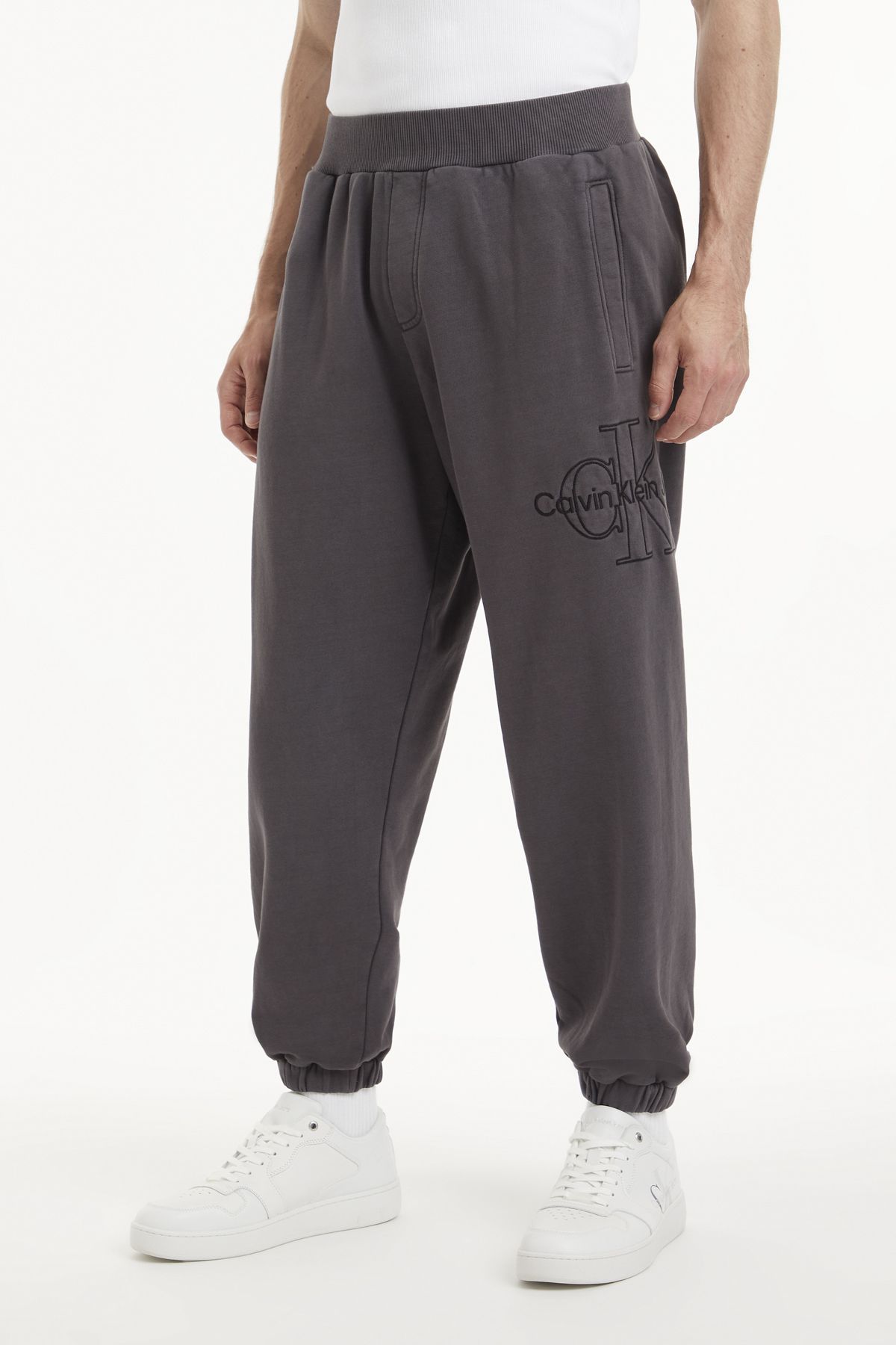 Gray calvin sales klein sweatpants