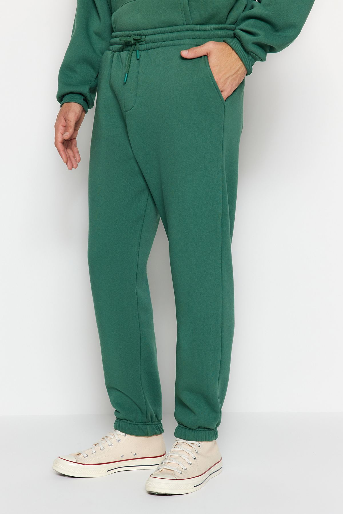 Mens green shop tracksuit set