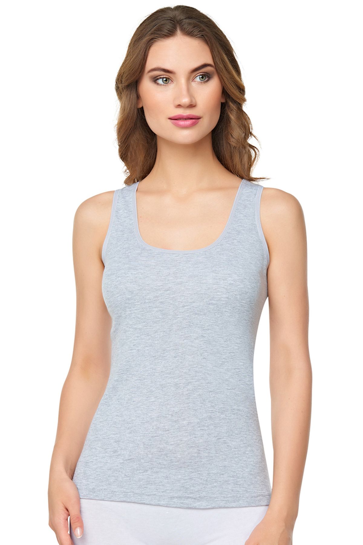 CNT Women's Strappy Cotton Lycra Detailed Undershirt in Premium Package -  Trendyol
