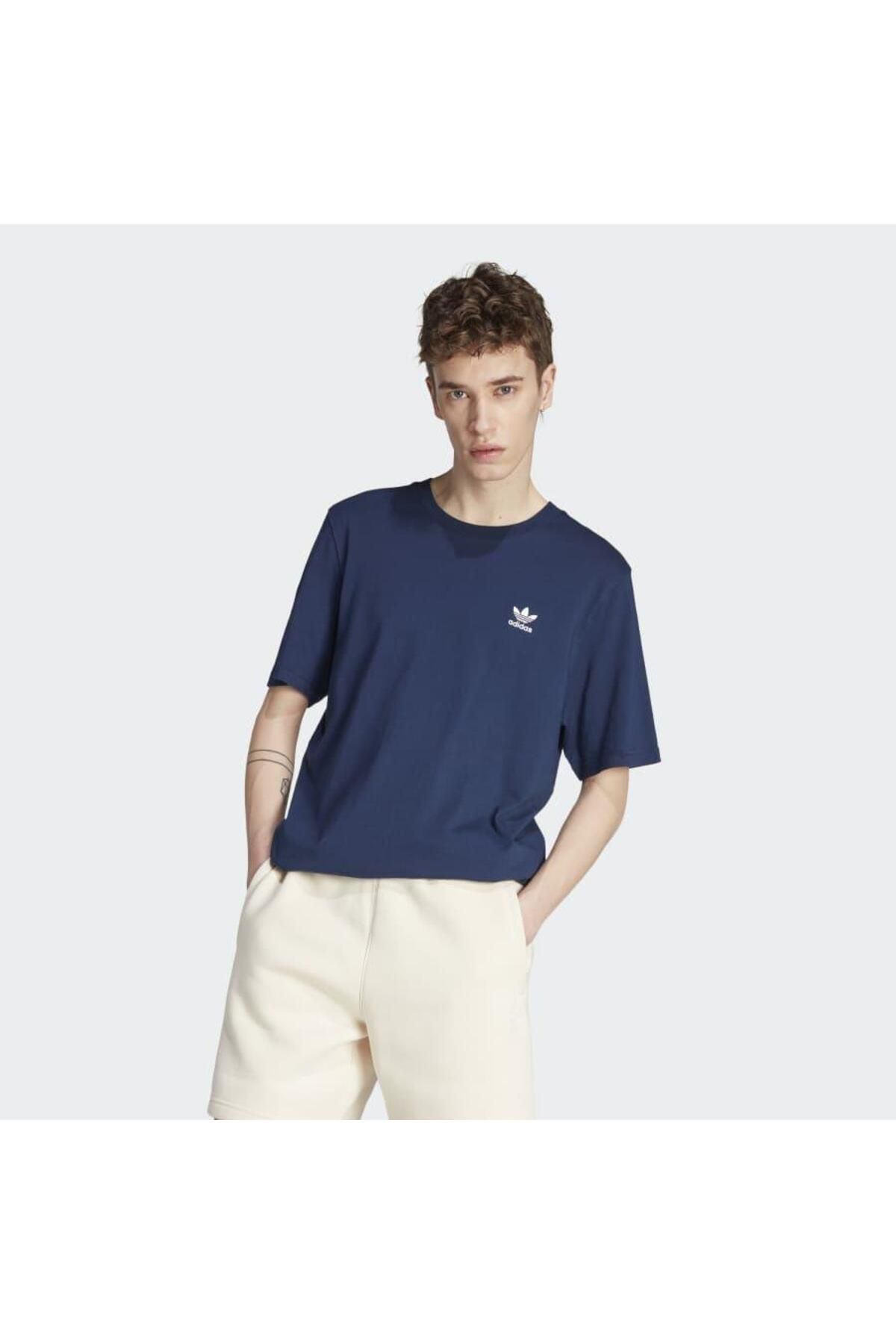 White and navy blue adidas shirt deals