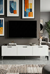 Royal TV Sehpası Suntalam Beyaz 160x35