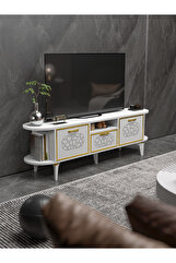 Mira Gold TV Ünitesi Beyaz 160 cm