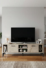 Linya TV Sehpası Suntalam Ekru 160x35 cm