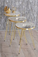 Zigon Sehpa Gold Efes Tel