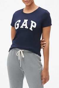 Kadın Kadın Gap Logo Kısa Kollu T-Shirt 355309