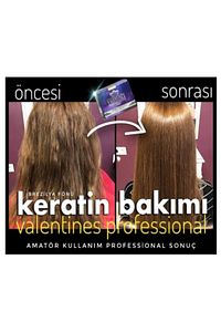 Valentınes Professıonal Keratin Krem + Keratin Botox Şampuan 2li Set ( Brezilya Fönü)