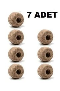 7 Adet 100 gr Jüt Ip - Hasır Ip - Kırnap Ip