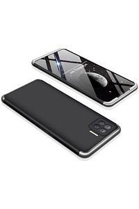 Reno 4 Lite Kılıf Sert 360 Hard Protective Kapak Syh-gri
