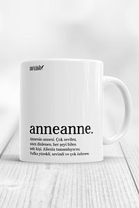 Anneanne Açıklamalı Baskılı Kupa Bardak