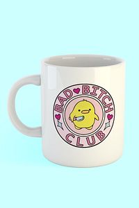 Bad Bitch Club Baskılı Kahve Kupası
