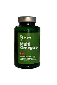 Multi Omega 3, 120 Kapsül, E D3 Ve A Vitamini