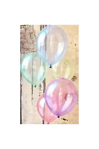 Balon Ekstra Şeffaf Karışık (10 Adet)