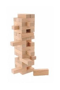 54 Parça Denge Oyunu Jenga Ahşap Büyük Boy