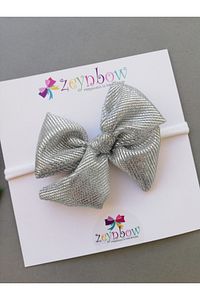 Gümüş Gri Fiyonk Bandana