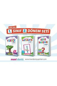 1.sınıf 2.dönem Türkçe -matematik- Soru Bankası 3 Lü Set 2020-2021