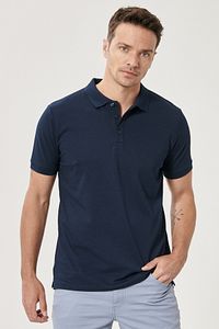 2 Al Sepette Ek %20 İndirim LACI-LACI Düğmeli Polo Yaka Cepsiz Slim Fit Dar Kesim Düz Tişört