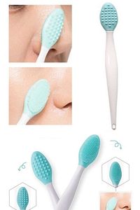 Burun Siyah Nokta Cilt Ve Yüz Temizleyici Temizleme Fırçası Peeling Fırça Çilek