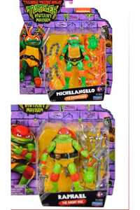 Tower Toys-TU 805000 Ninja Turtles Action Figures Turtles Super Ninja@Michelangelo,Raphael@ Set of Two 1