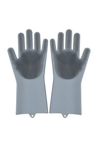 Magic Gloves Sihirli Bulaşık Eldiveni Mutfak Banyo Temizleme Fırçası Oto Ev Işkarışı Renk