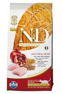 Düşük Tahıllı Tavuk ve Narlı Kısırlaştırılmış Kedi Maması 5 kg
