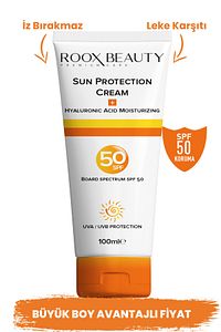 Güneş Kremi Spf 50 - Yüksek Koruma - Leke Karşıtı - Aile Boyu 100 ml