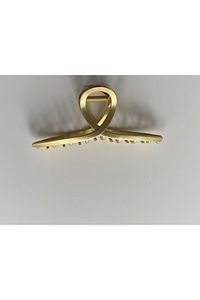 Mat Gold Pürüzsüz Metal Mandal Toka 11 Cm