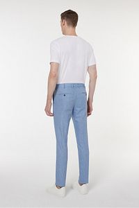 Andrea Nicolotti-Blue Fabric Trousers 2851-2 2