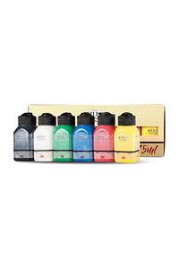 Canlı Renkler 6x75ml Akrilik Boya Seti