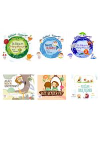 Rabbimi Tanıyorum 1-2-3 Küçük Merve'nin Büyük Soruları 1-2 Keloğlan Oruç Peşinde 6 Kitap Set